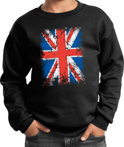 Union Jack Kids Sweatshirt - Yoga Clothing for You