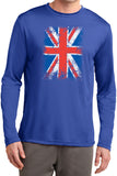 Union Jack T-shirt Flag Moisture Wicking Long Sleeve - Yoga Clothing for You