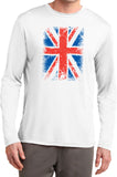 Union Jack T-shirt Flag Moisture Wicking Long Sleeve - Yoga Clothing for You