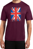 Union Jack T-shirt Flag Moisture Wicking Tee - Yoga Clothing for You