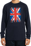 Kids Union Jack T-shirt Flag Youth Dry Wicking Long Sleeve - Yoga Clothing for You