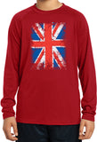 Kids Union Jack T-shirt Flag Youth Dry Wicking Long Sleeve - Yoga Clothing for You