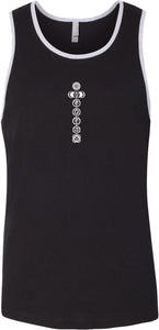 White 7 Chakras Premium Yoga Tank Top - Yoga Clothing for You