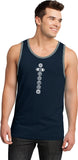 White 7 Chakras 100% Cotton Ringer Yoga Tank Top - Yoga Clothing for You